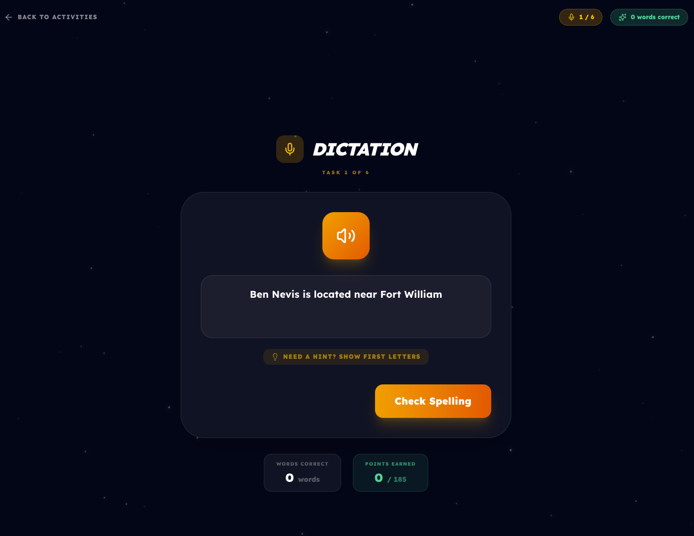 Phonics and Spelling Dictation Practice for UK Pupils